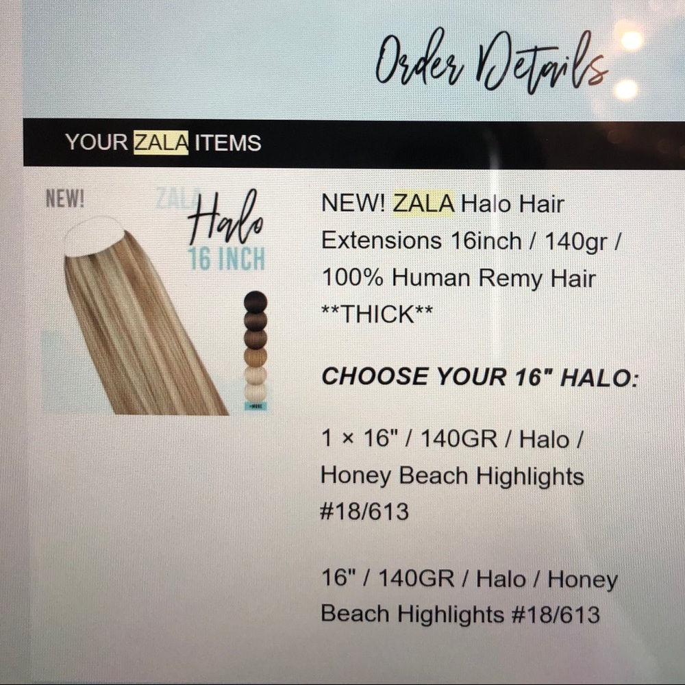 ZALA halo 16” extension